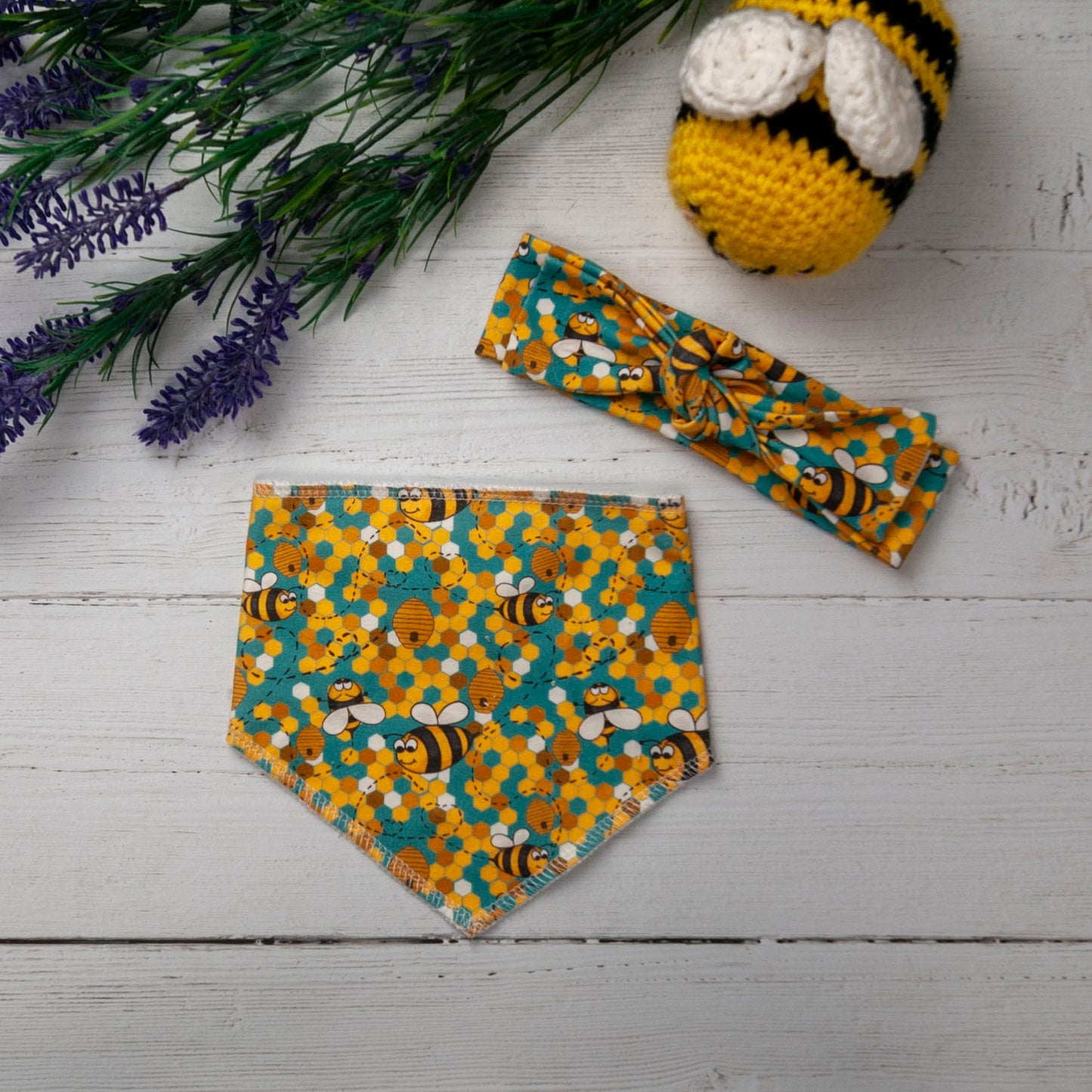Busy Bees Bandana Bib - Wholesale