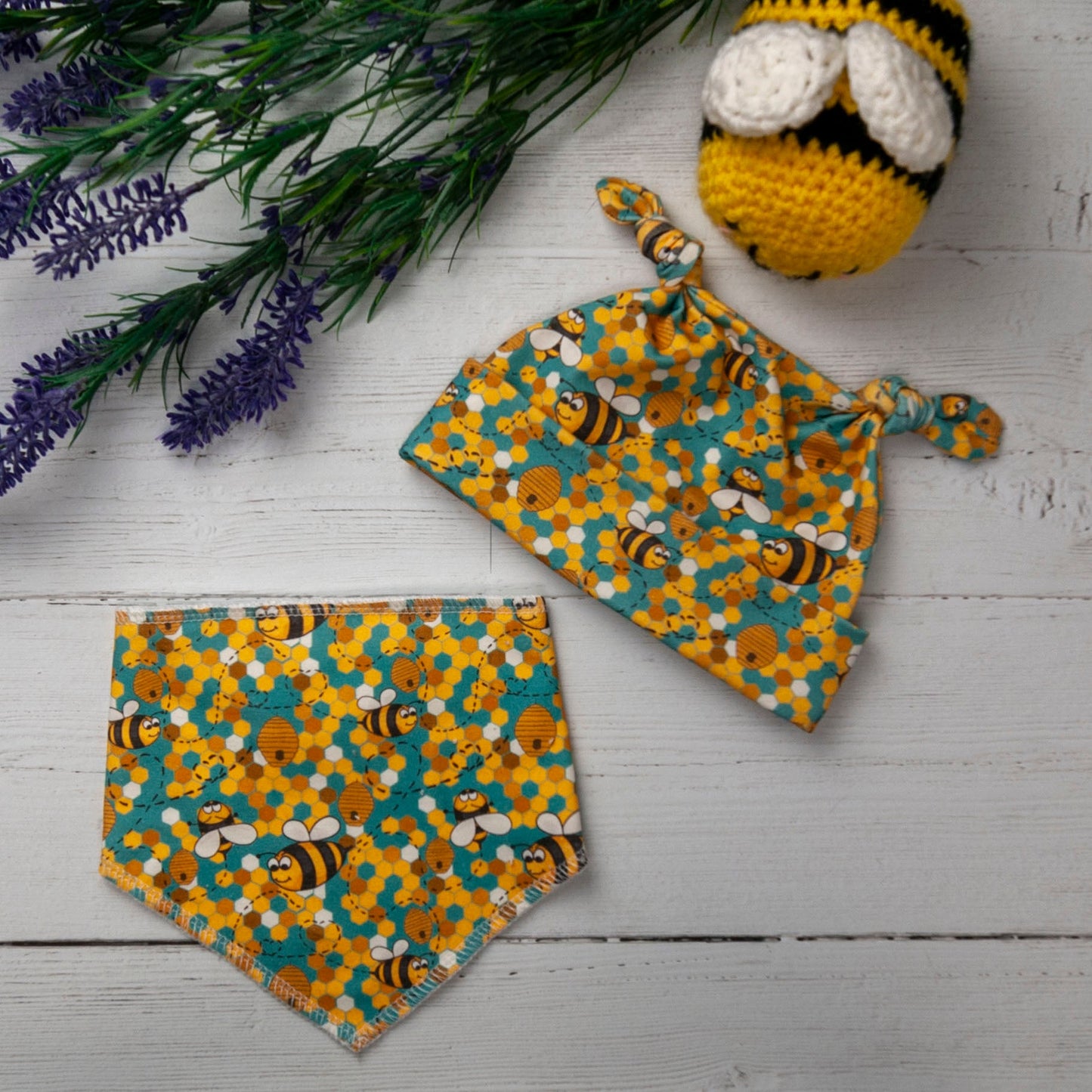 Busy Bees Bandana Bib - Wholesale