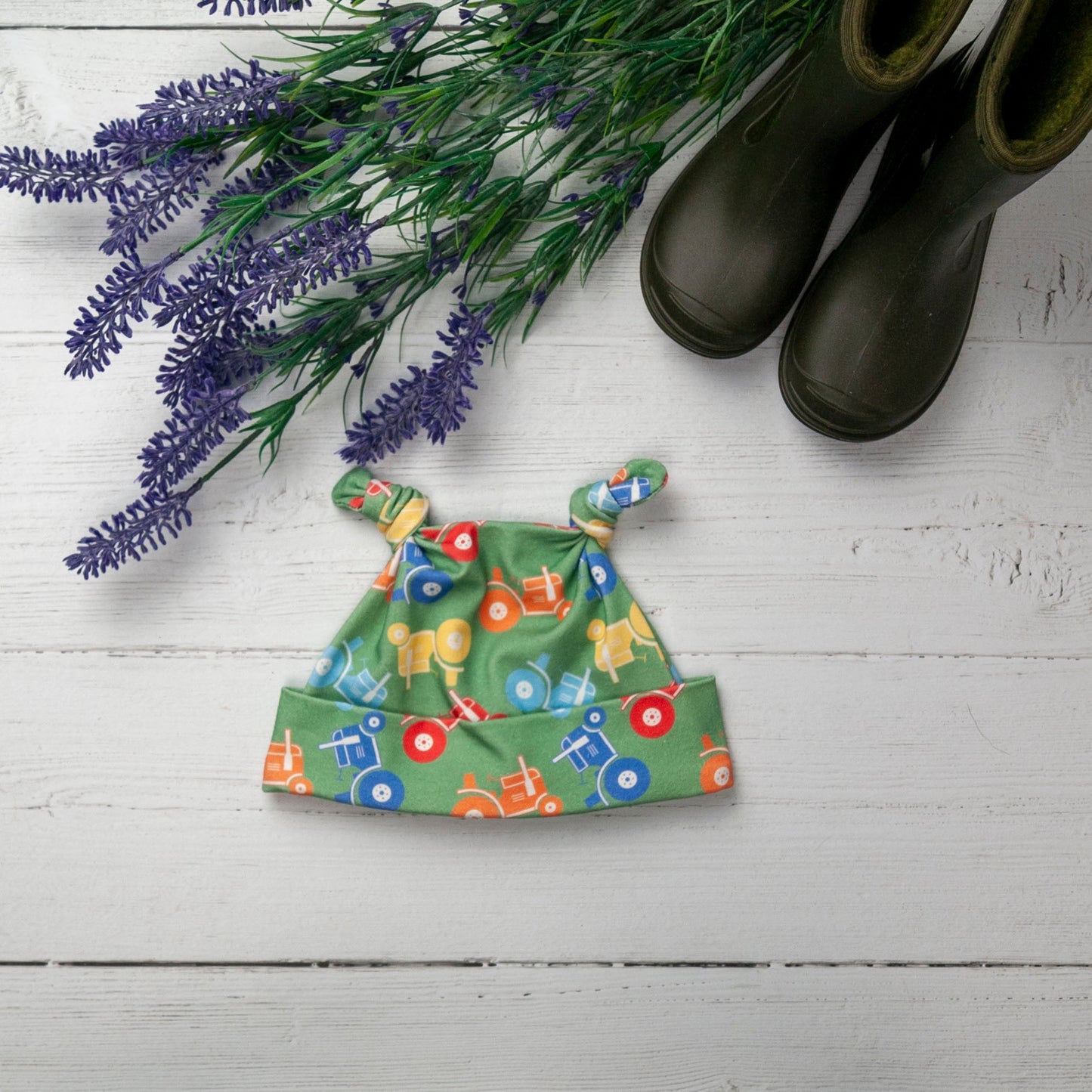 Tractors Knotted Hat - Wholesale