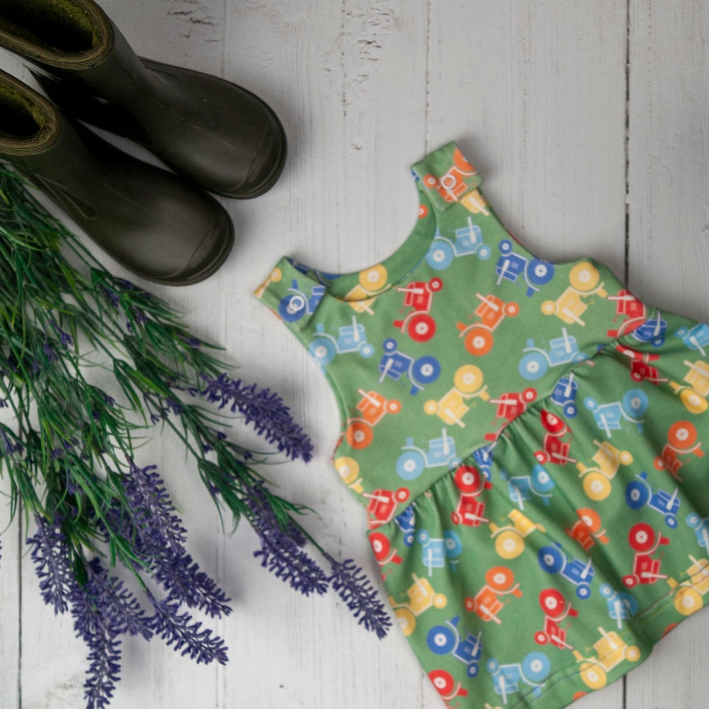 Tractors Pinafore - Wholesale