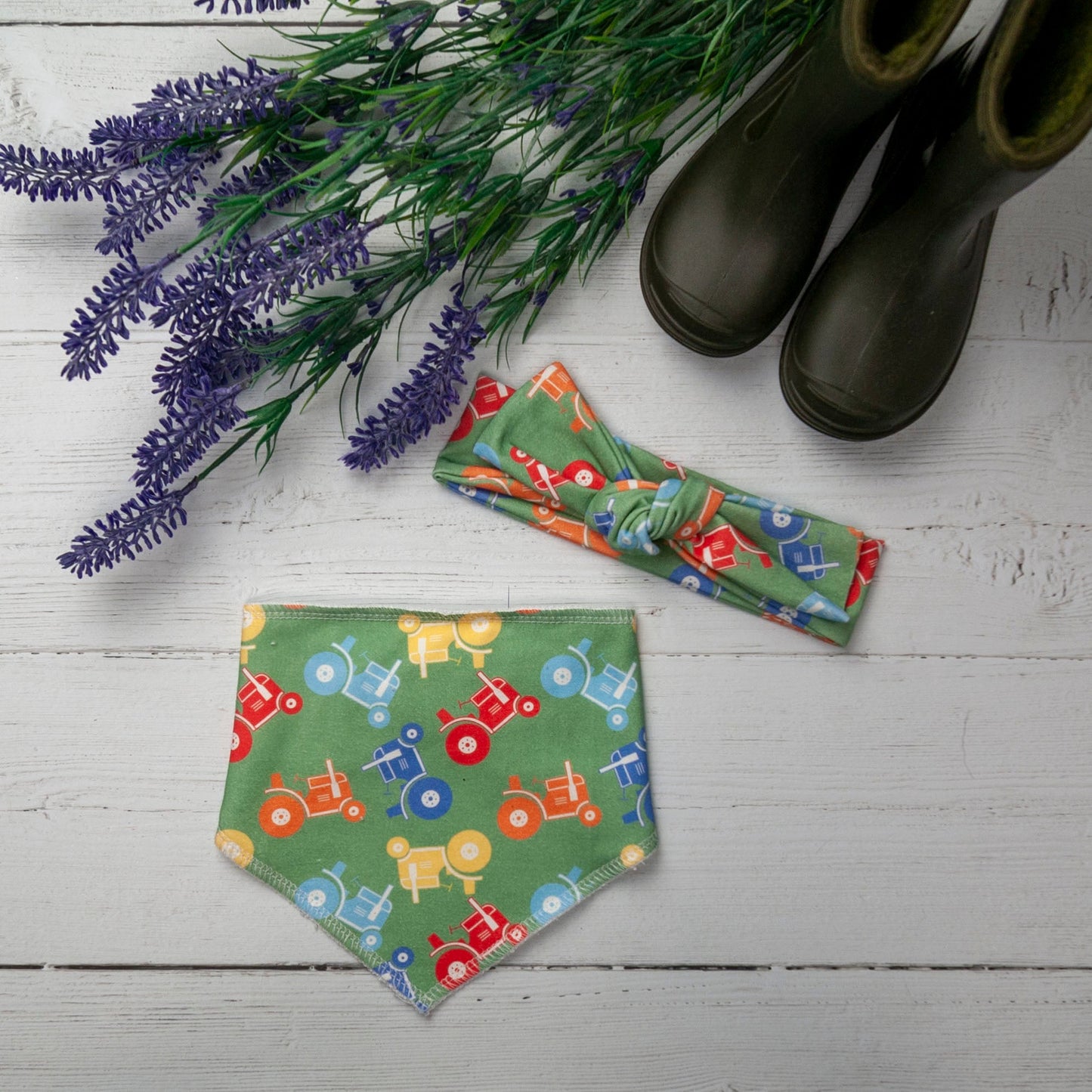 Tractors Bandana Bib - Wholesale