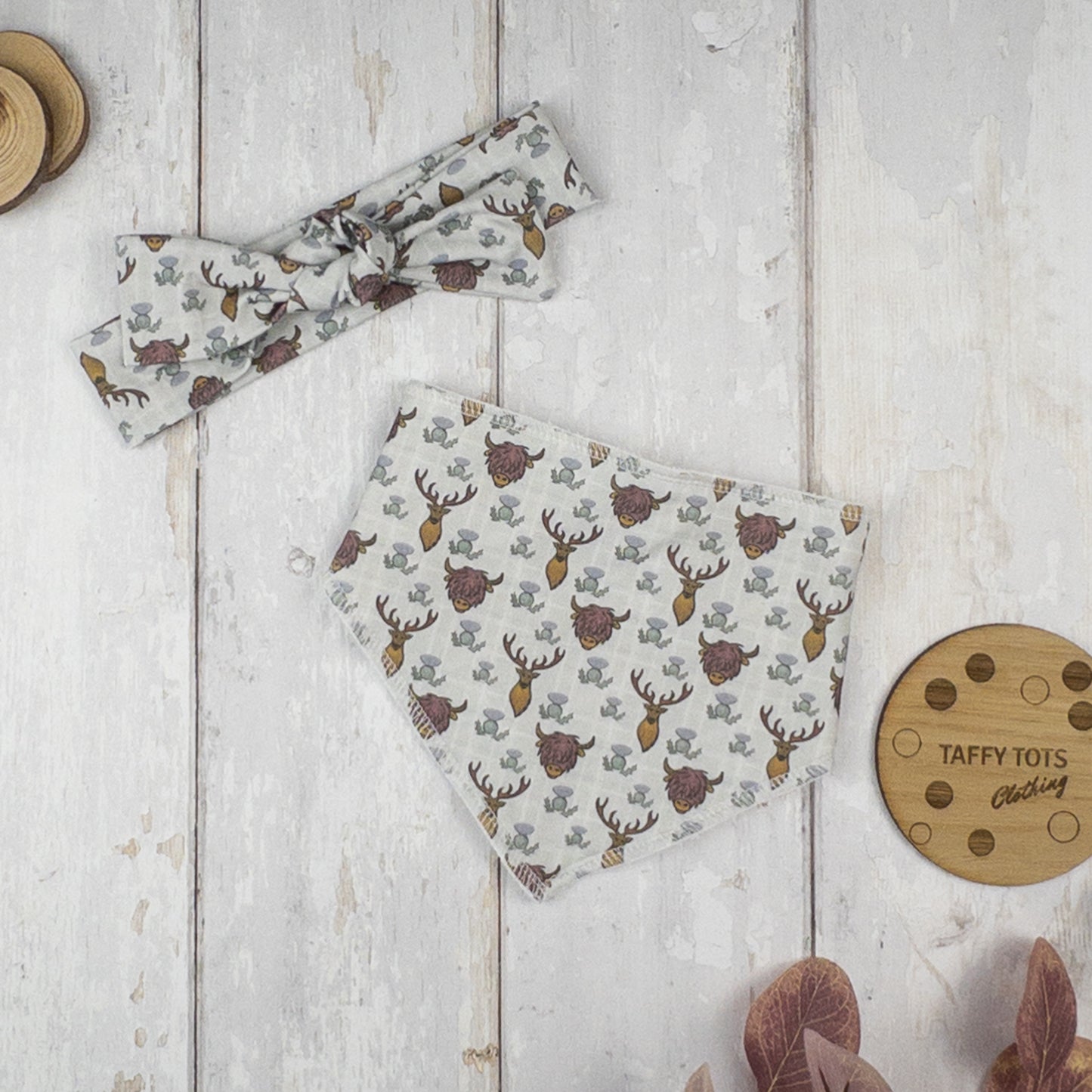 Highland Fling Bandana bib