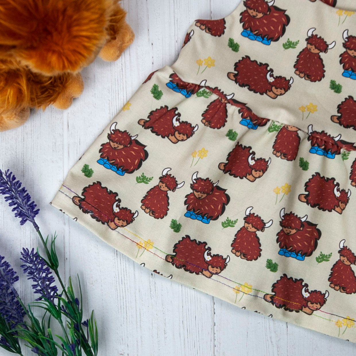 Spring Coos Pinafore