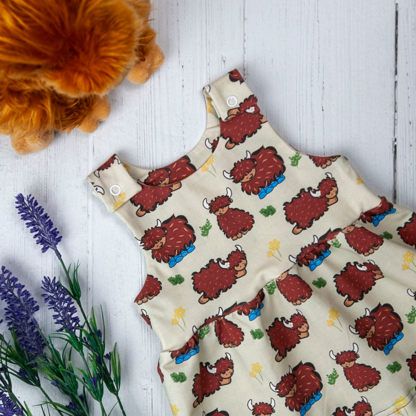 Spring Coos Pinafore