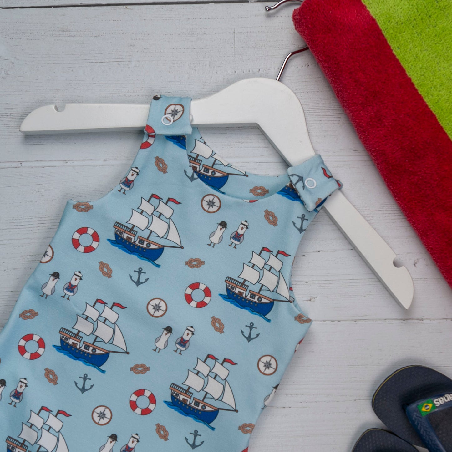 Pirate Seagulls Romper
