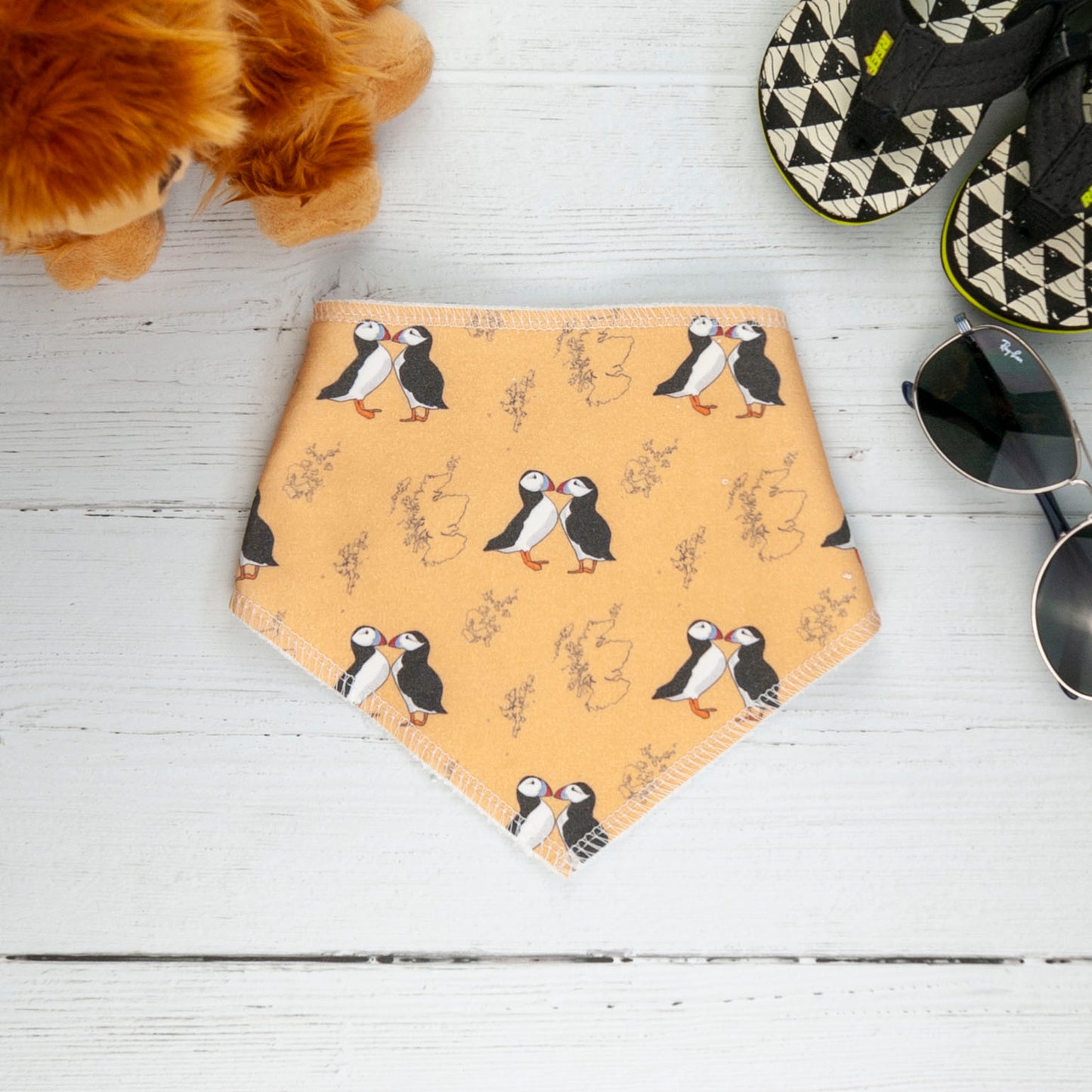 Puffins Bandana Bib