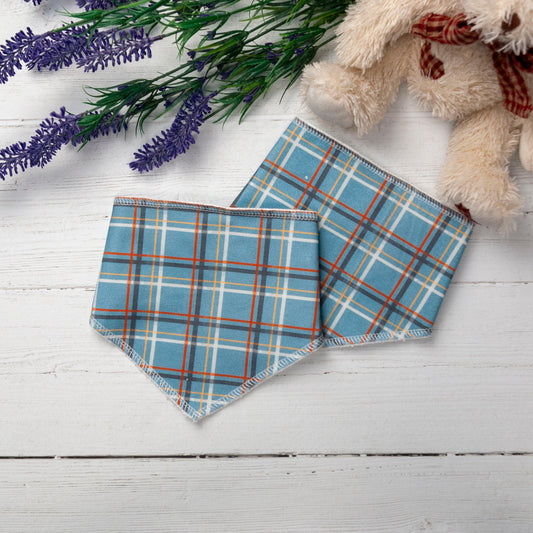 Ready Made Taffy Tartan Bandana Bib