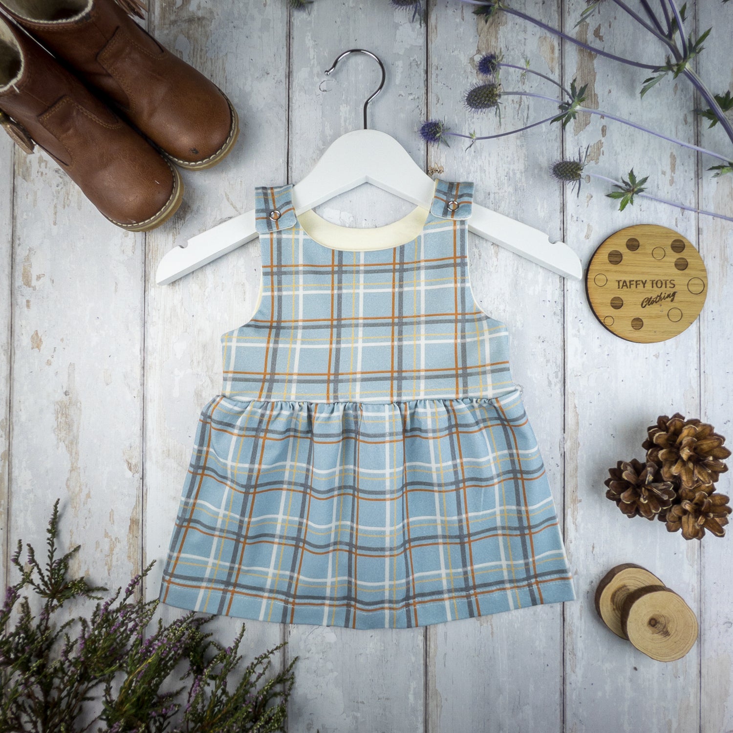 Tartan pinafore best sale