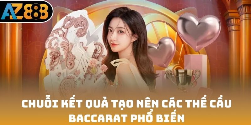 Chuỗi kết quả tạo nên các thế cầu baccarat phổ biến