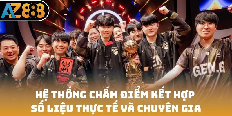 Hệ thống chấm điểm kết hợp số liệu thực tế và chuyên gia