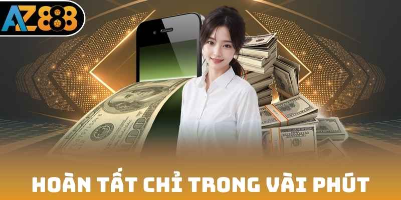 Hoàn tất bước kết nối tài khoản chỉ trong vài phút