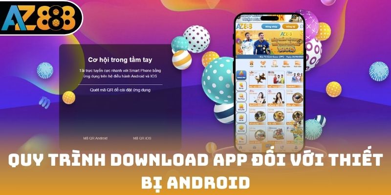 Quy trình download app đối với thiết bị Android